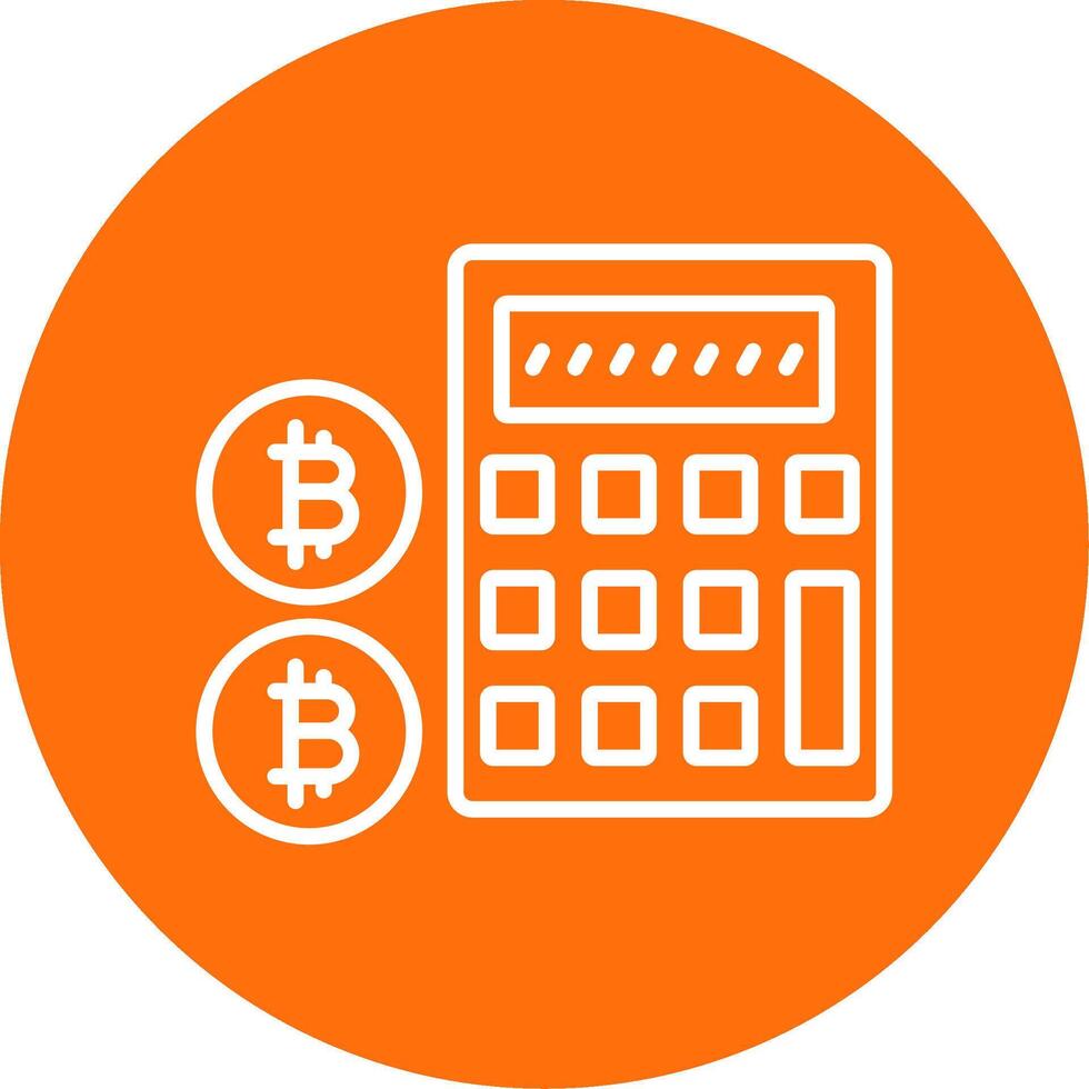 Calculator Calculator Multi Color Circle Icon vector