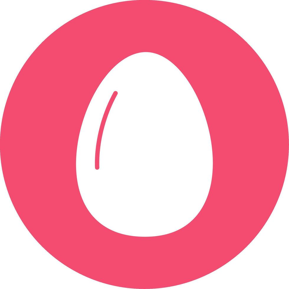 Egg Multi Color Circle Icon vector
