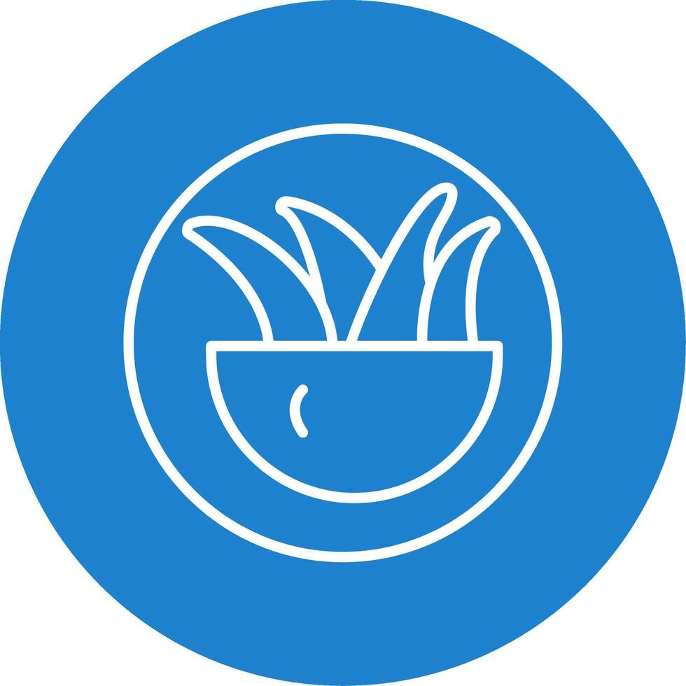 Air Planting Multi Color Circle Icon vector