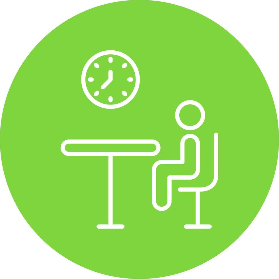 Nuclear Multi Color Circle Icon vector