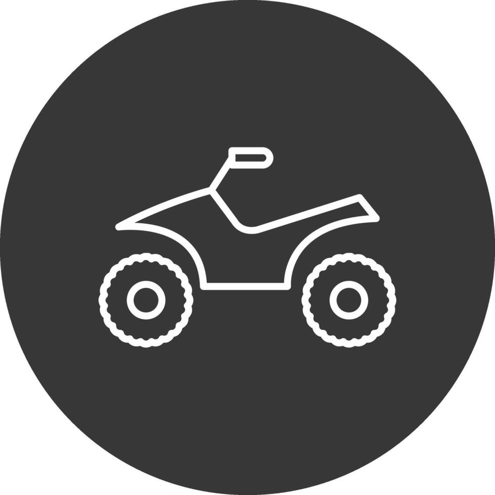 Quad Line Inverted Icon Design vector