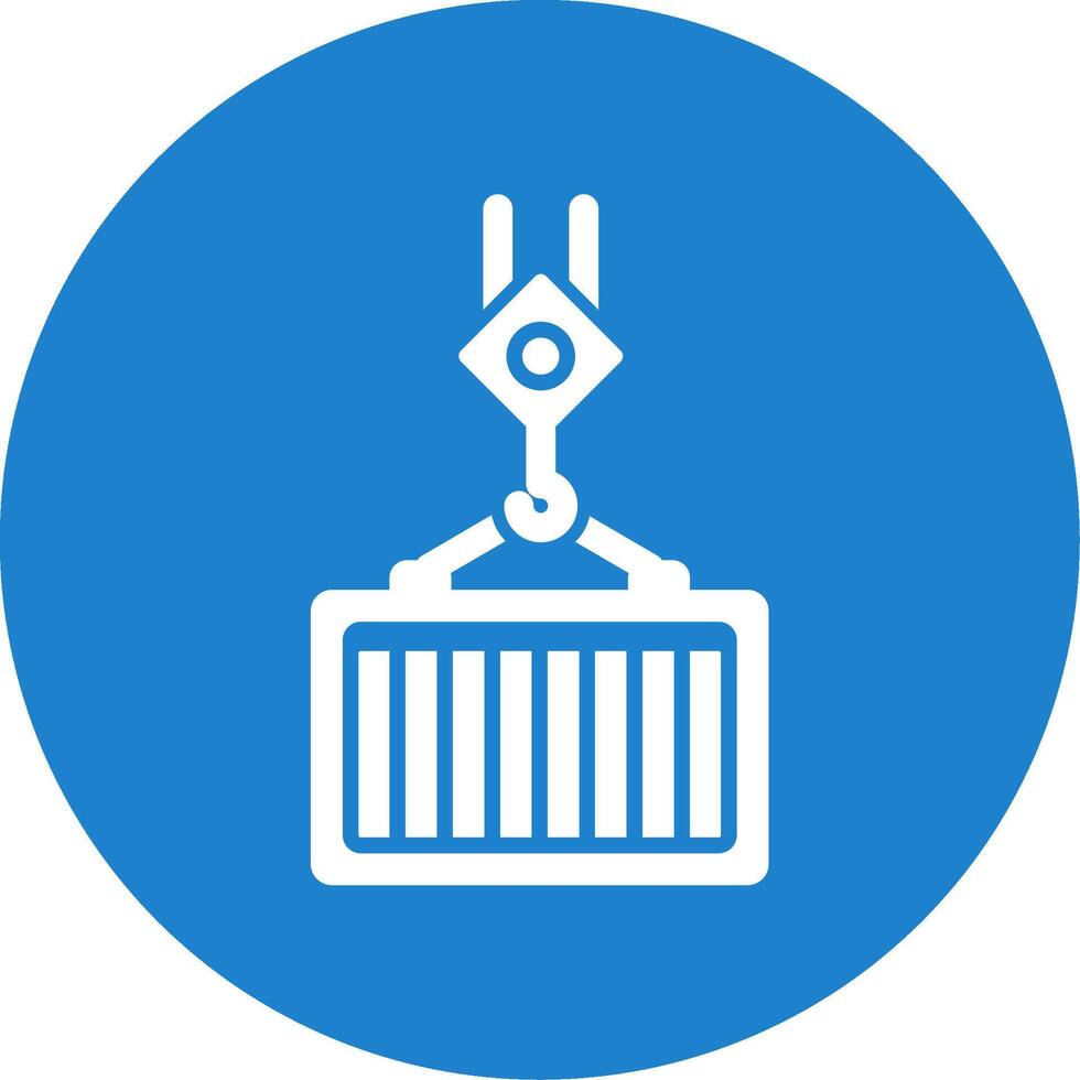 Container Multi Color Circle Icon vector