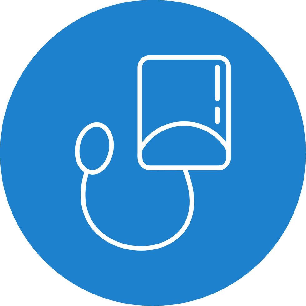 Blood Pressure Kit Multi Color Circle Icon vector