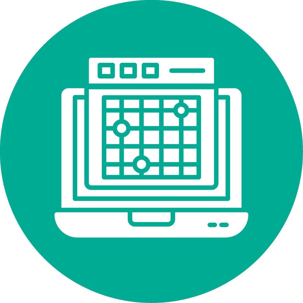Heatmap Multi Color Circle Icon vector