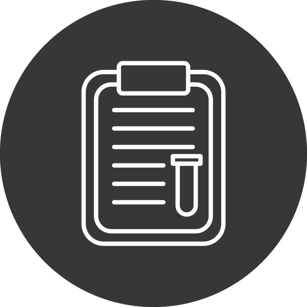 Notes Line Inverted Icon Design vector