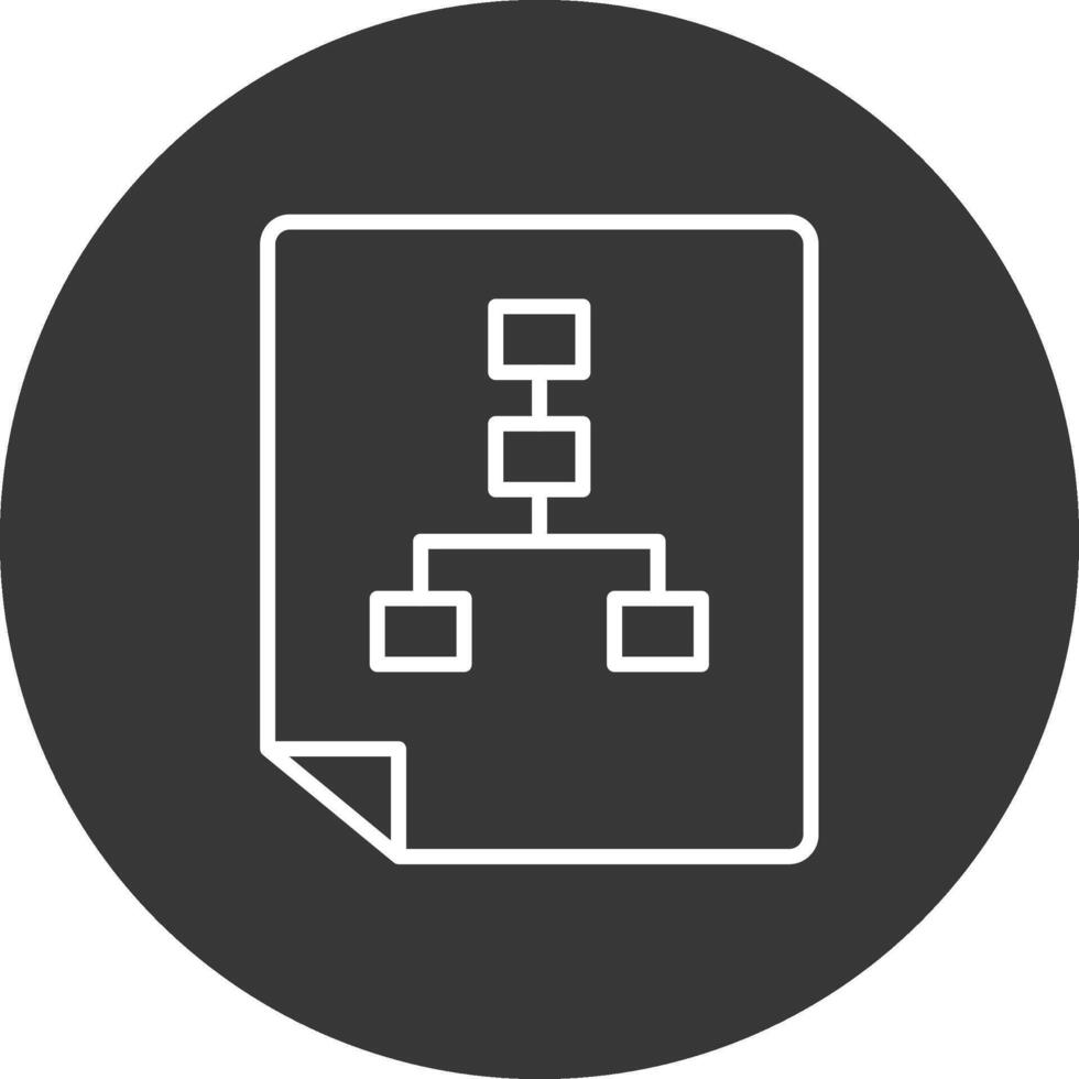 cronograma invertido multi circulo línea invertido icono diseño vector