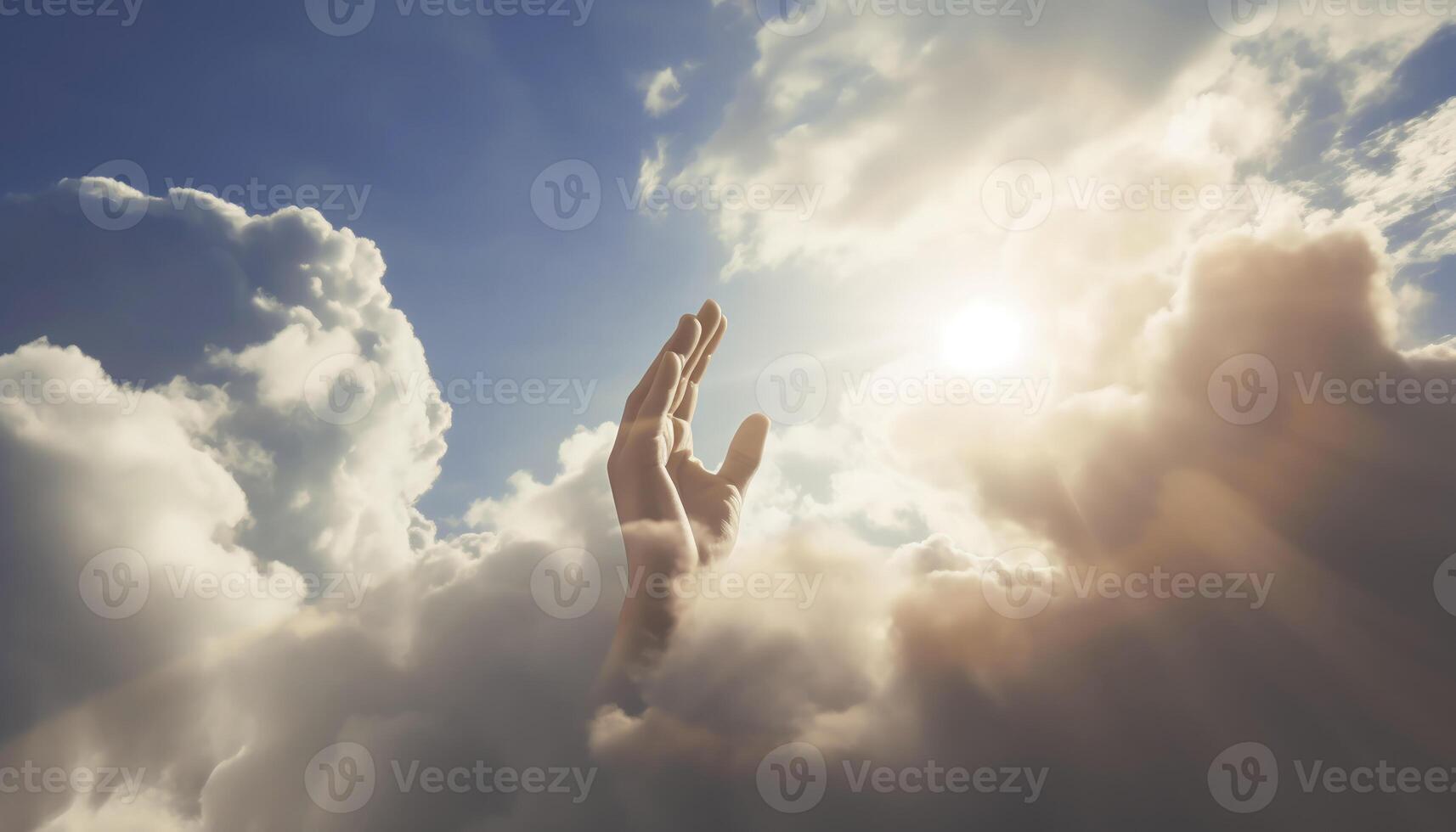 hand of god in the sky photo