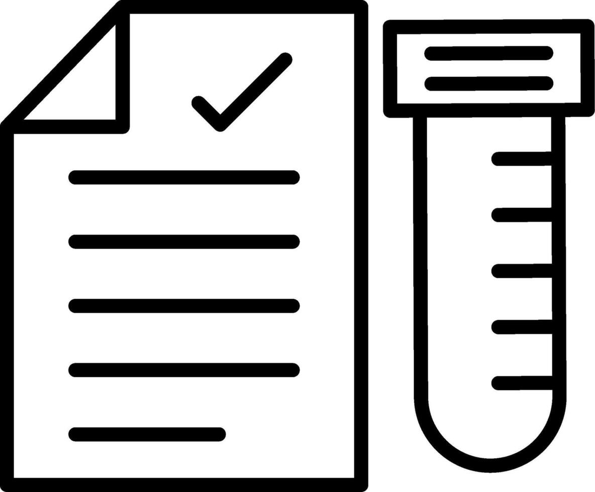 Dna Report Line Gradient Circle Icon vector