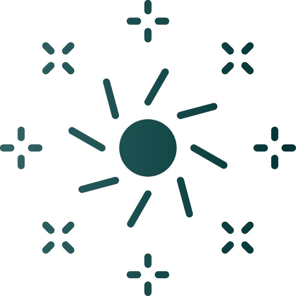 Lights Glyph Gradient Icon vector