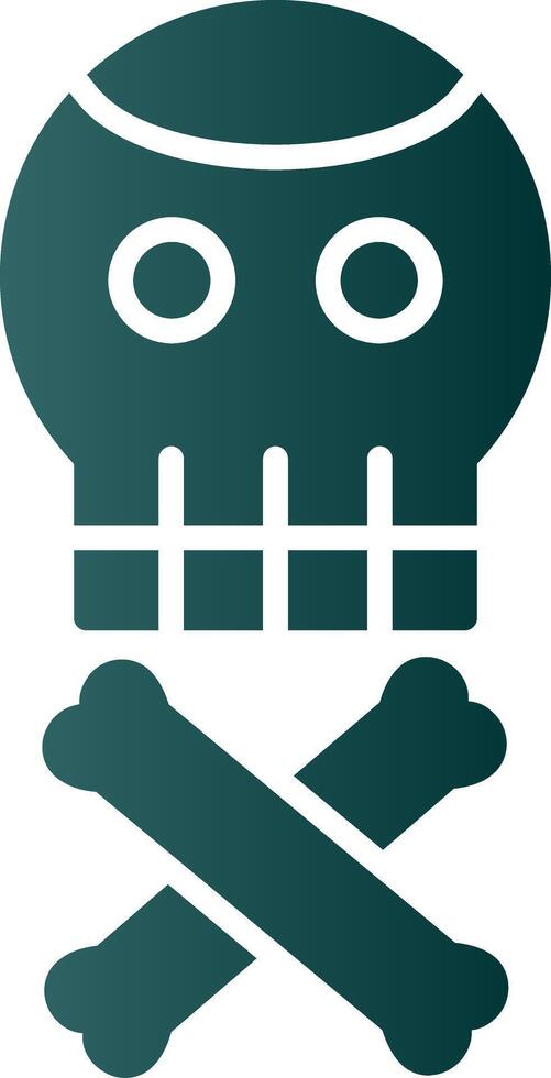Danger Glyph Gradient Icon vector