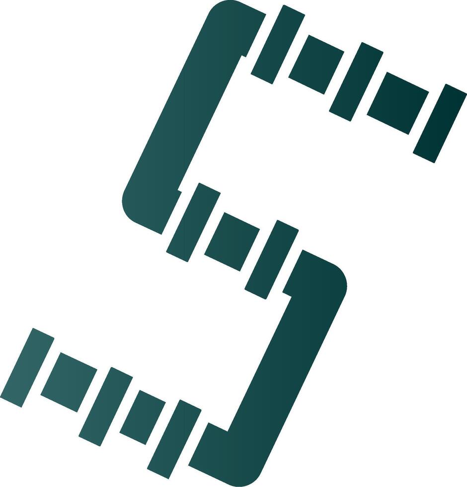 Pipe Glyph Gradient Icon vector