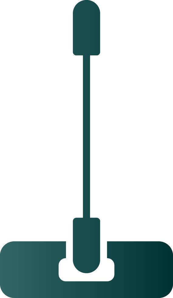 Mop Glyph Gradient Icon vector