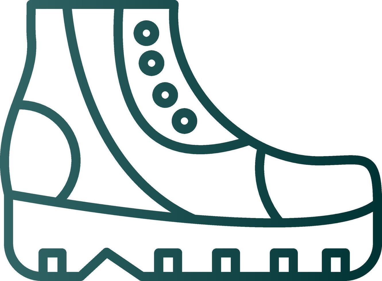 Shoes Line Gradient Icon vector