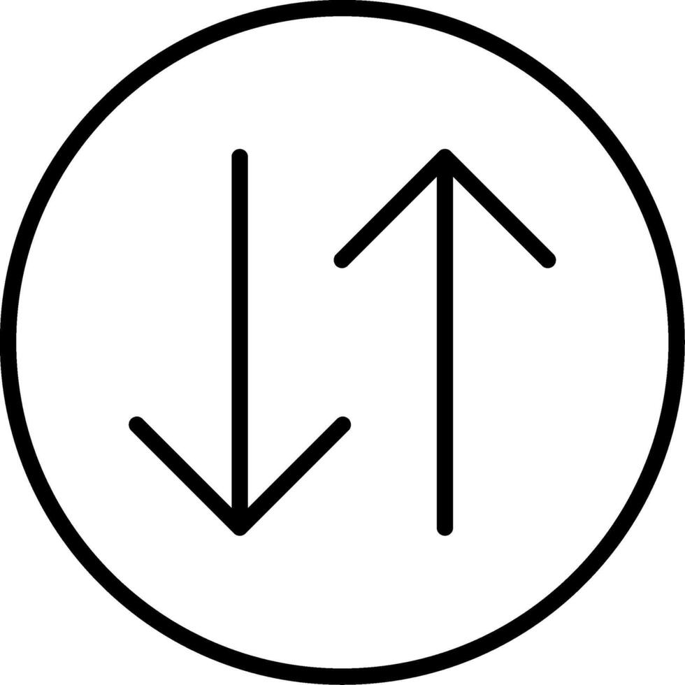 Arrows Line Gradient Icon vector