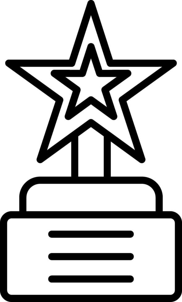 Reward Line Gradient Icon vector