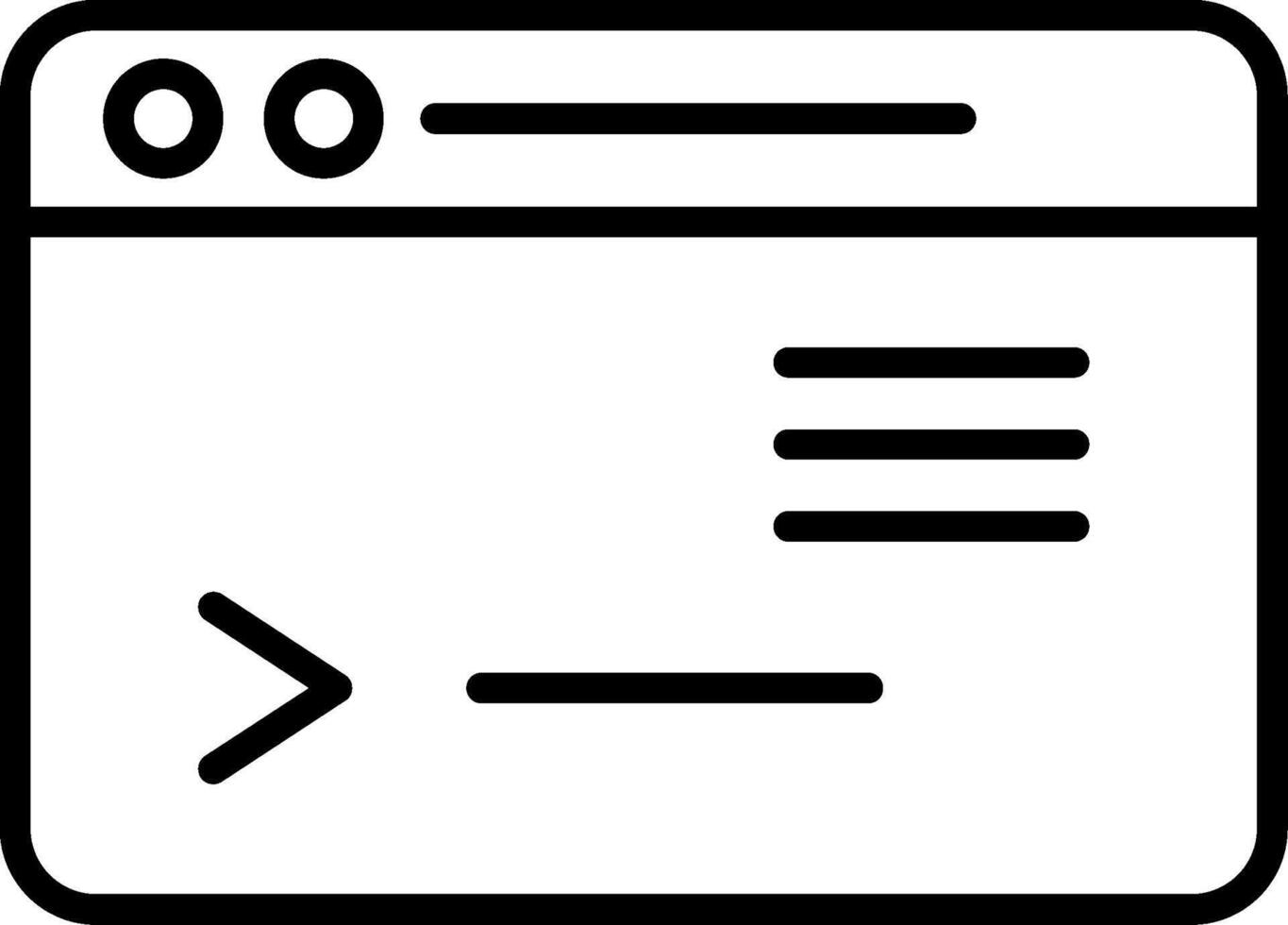 Command Line Gradient Line Gradient Icon vector