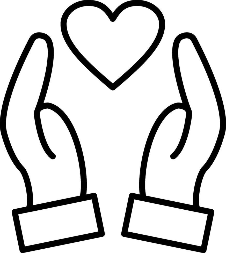 Loyalty Line Gradient Icon vector