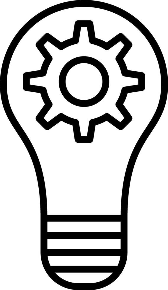 Creativity Line Gradient Icon vector