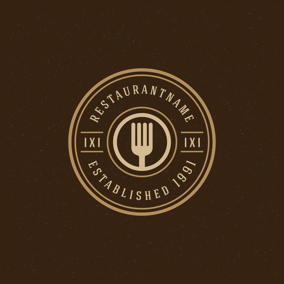 Restaurant Shop Design Element vector