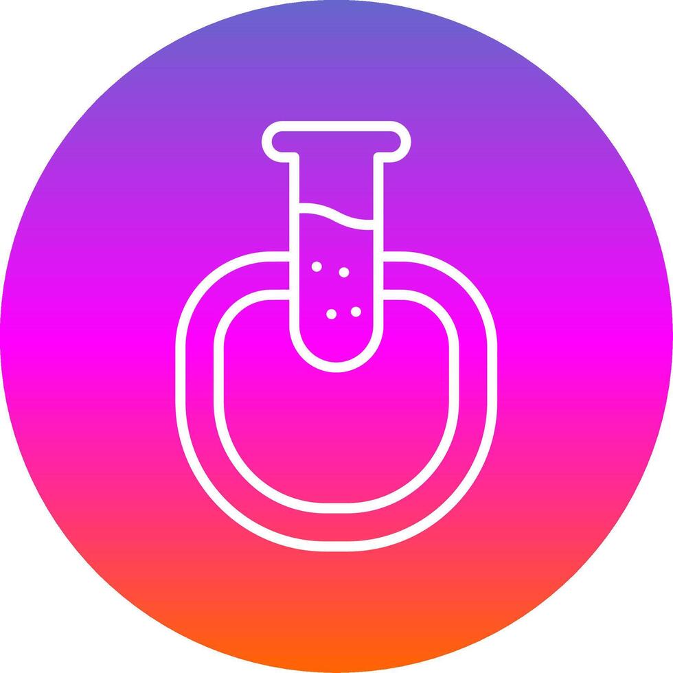 Science Line Gradient Circle Icon vector