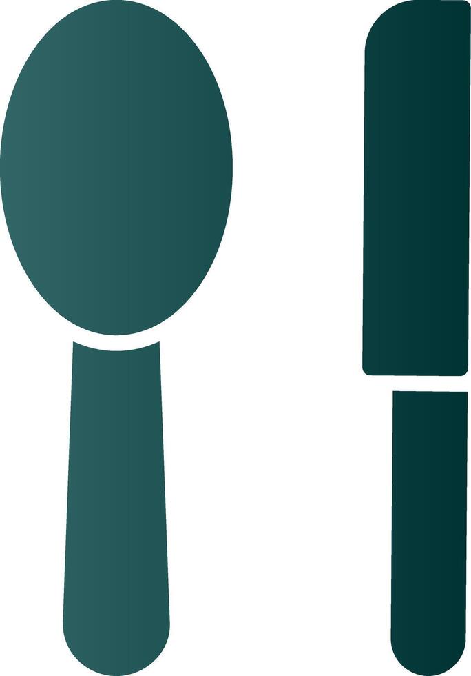 Cutlery Glyph Gradient Icon vector