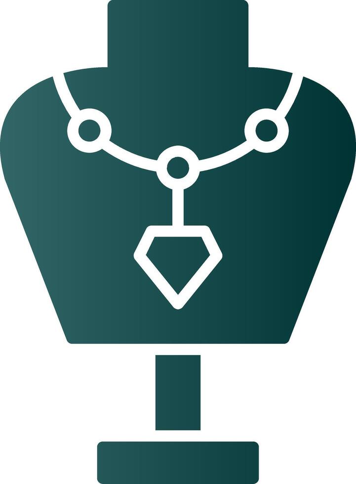 Mannequin Glyph Gradient Icon vector
