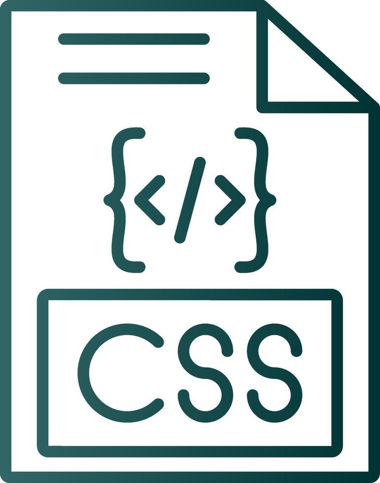 Css Line Gradient Icon vector