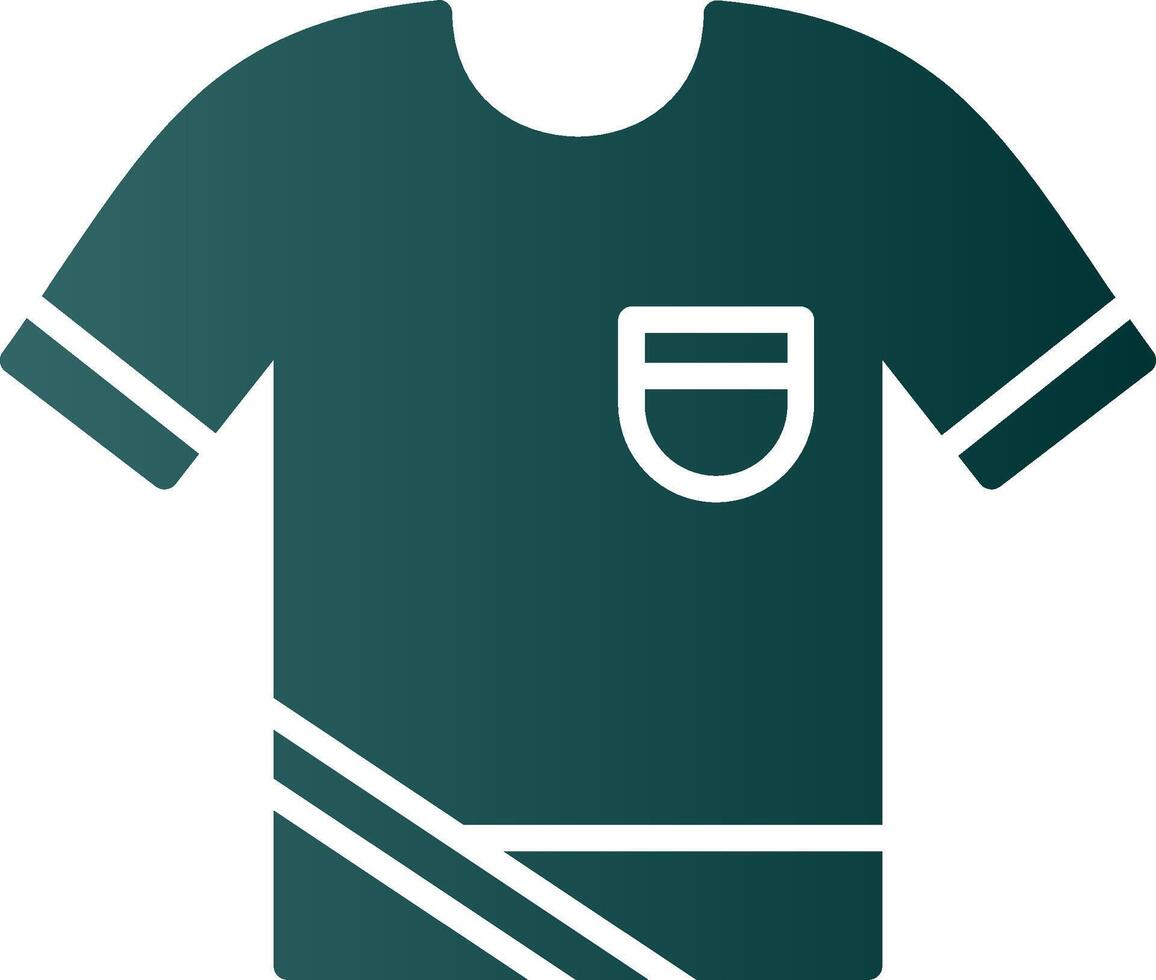 Shirt Glyph Gradient Icon vector