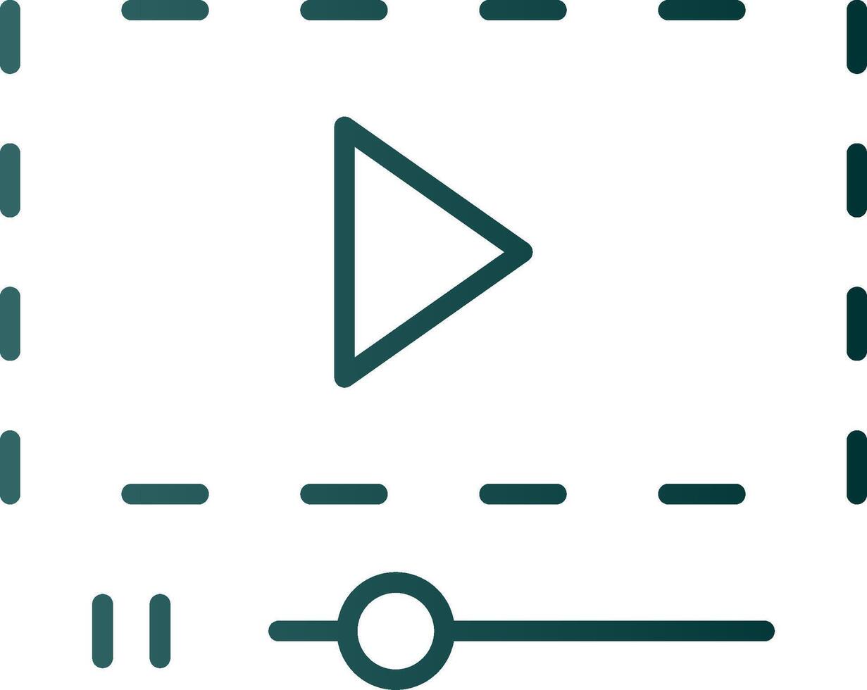 Line Gradient Icon vector