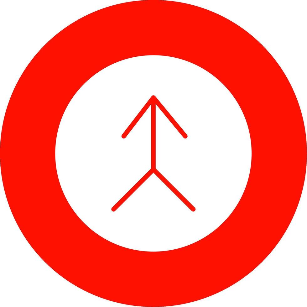 Merge Multi Color Circle Icon vector