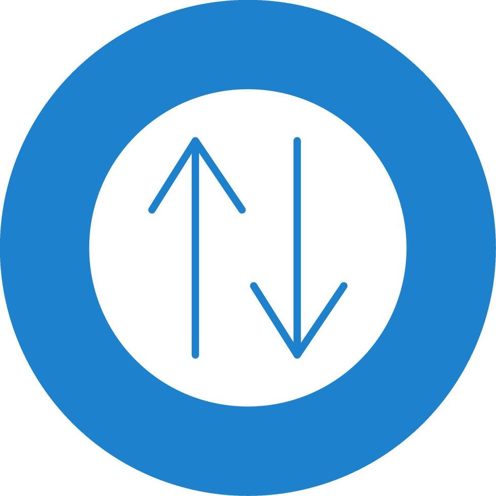 Swap Multi Color Circle Icon vector