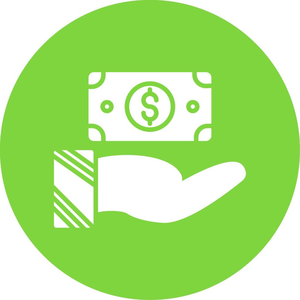 Donate Multi Color Circle Icon vector