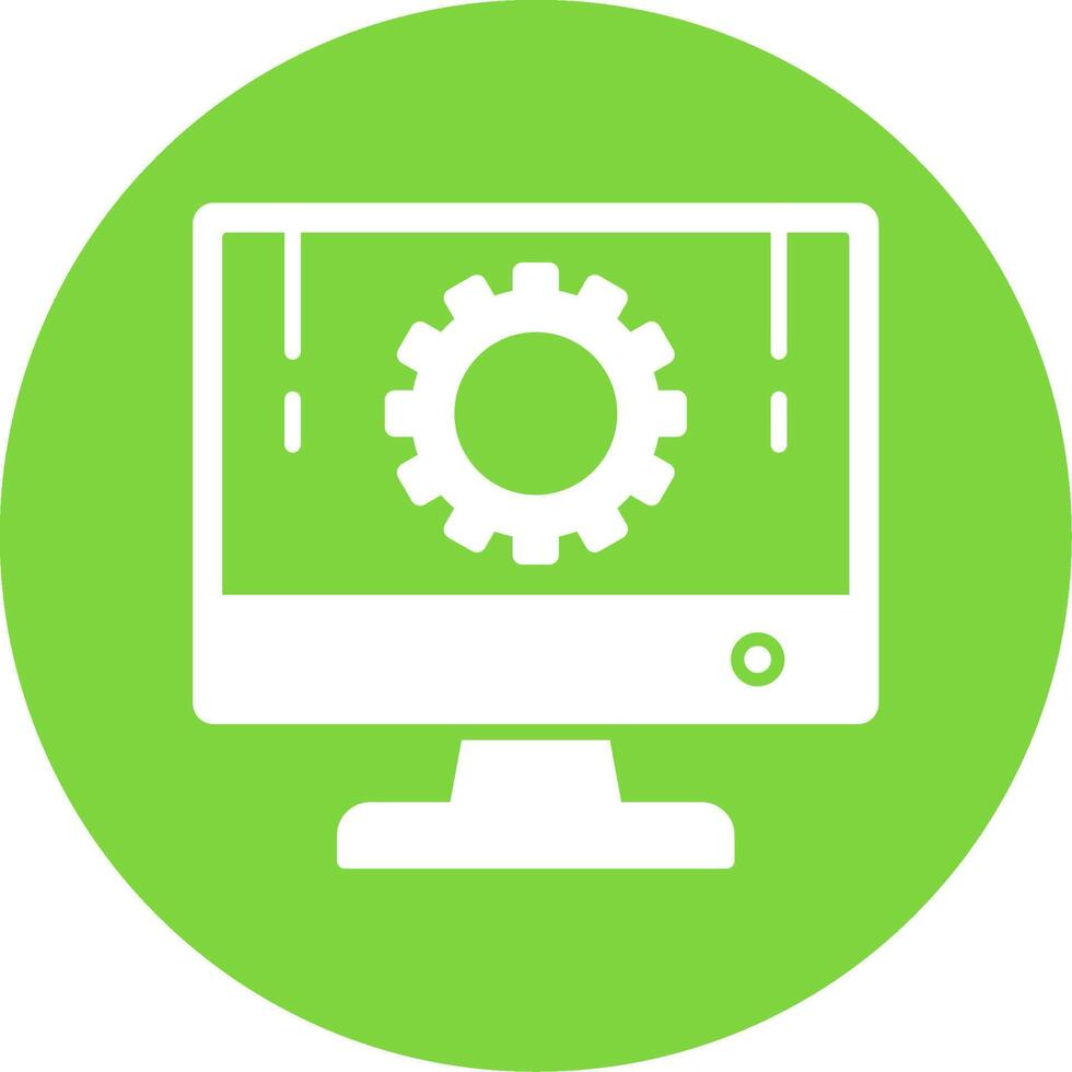 Development Multi Color Circle Icon vector