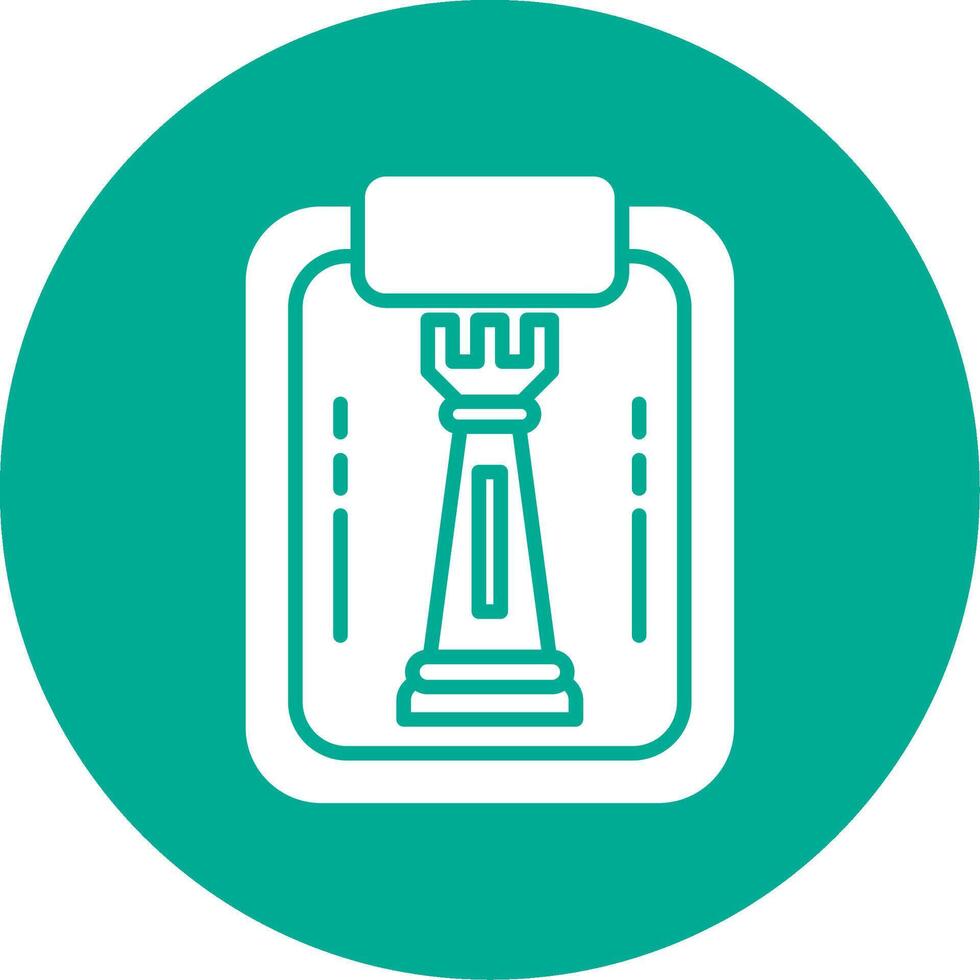 Strategy Multi Color Circle Icon vector