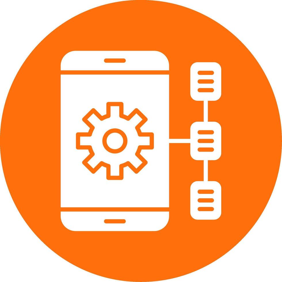 Task Multi Color Circle Icon vector