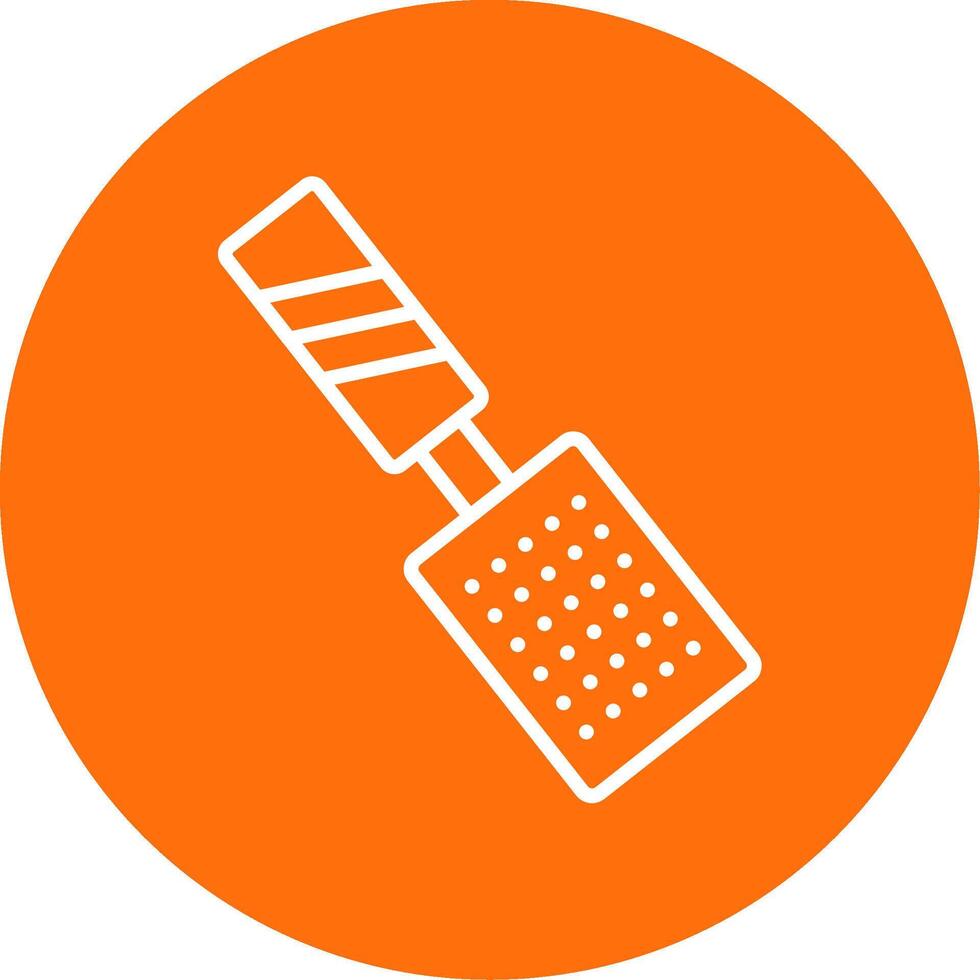 Grater Multi Color Circle Icon vector