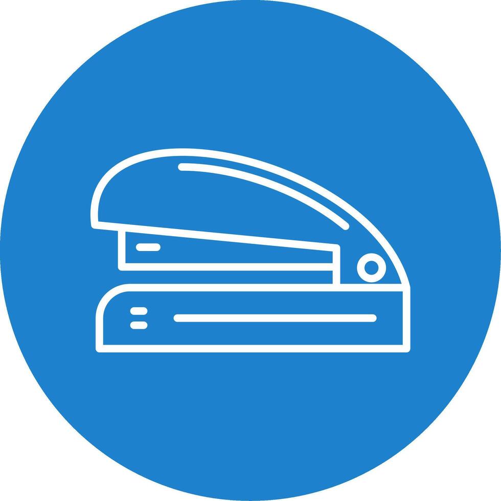 Stapler Multi Color Circle Icon vector