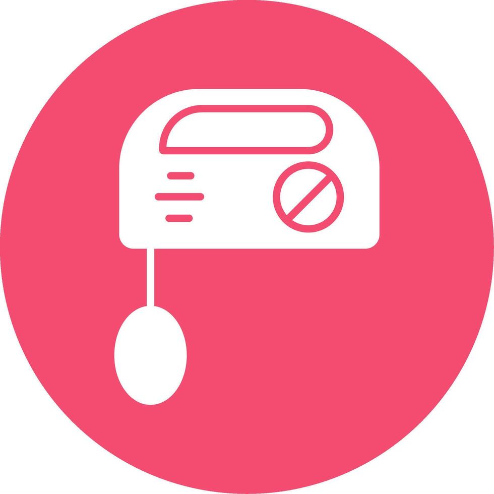 Mixer Multi Color Circle Icon vector