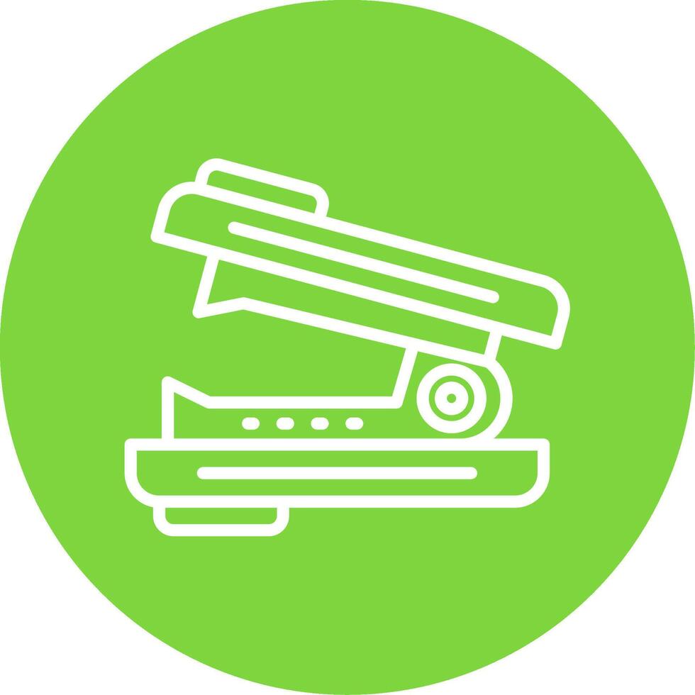 Stapler Remover Multi Color Circle Icon vector