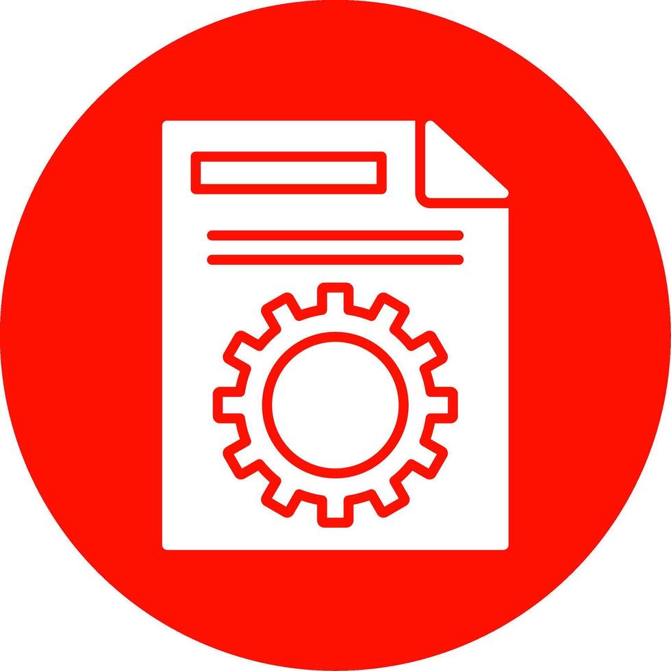 File Management Multi Color Circle Icon vector