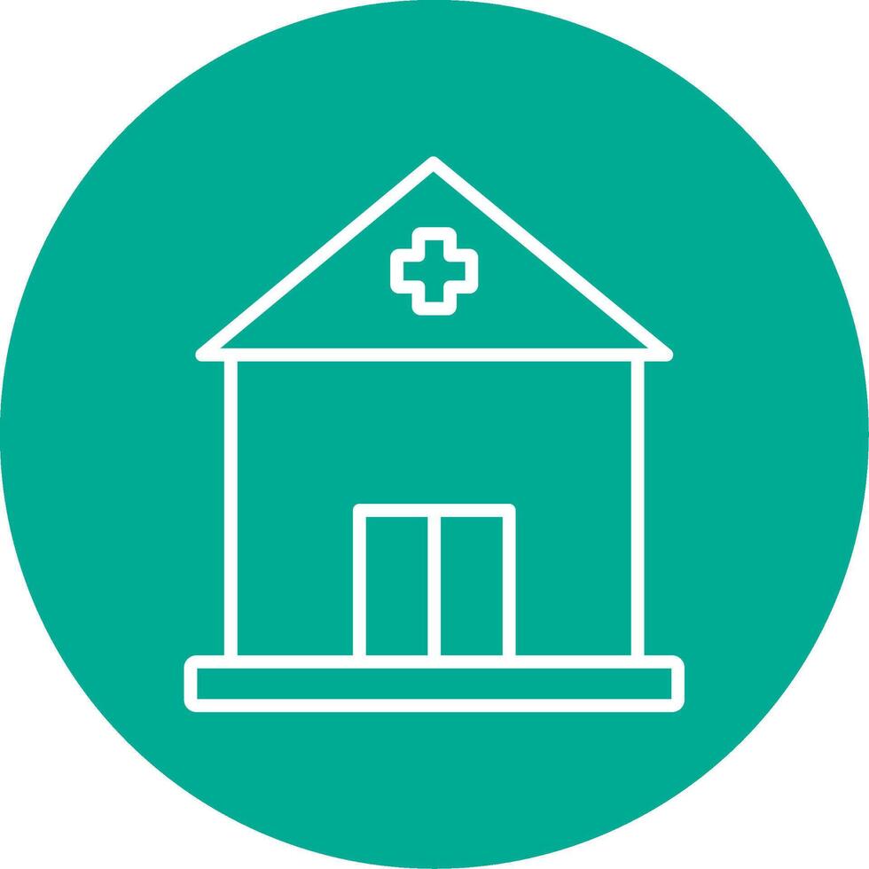 Building Multi Color Circle Icon vector
