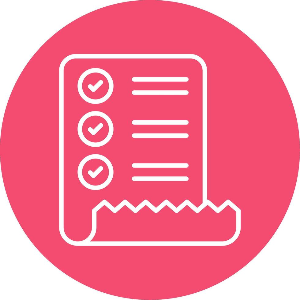 Check List Multi Color Circle Icon vector
