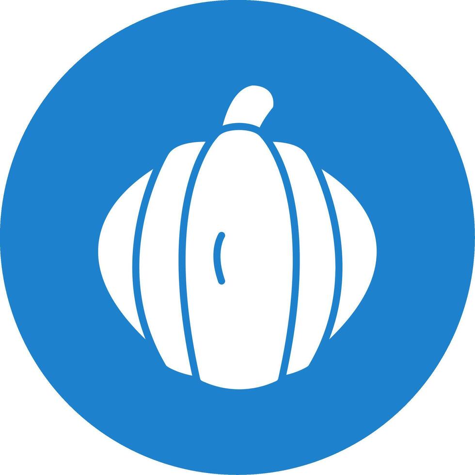 Pumpkin Multi Color Circle Icon vector