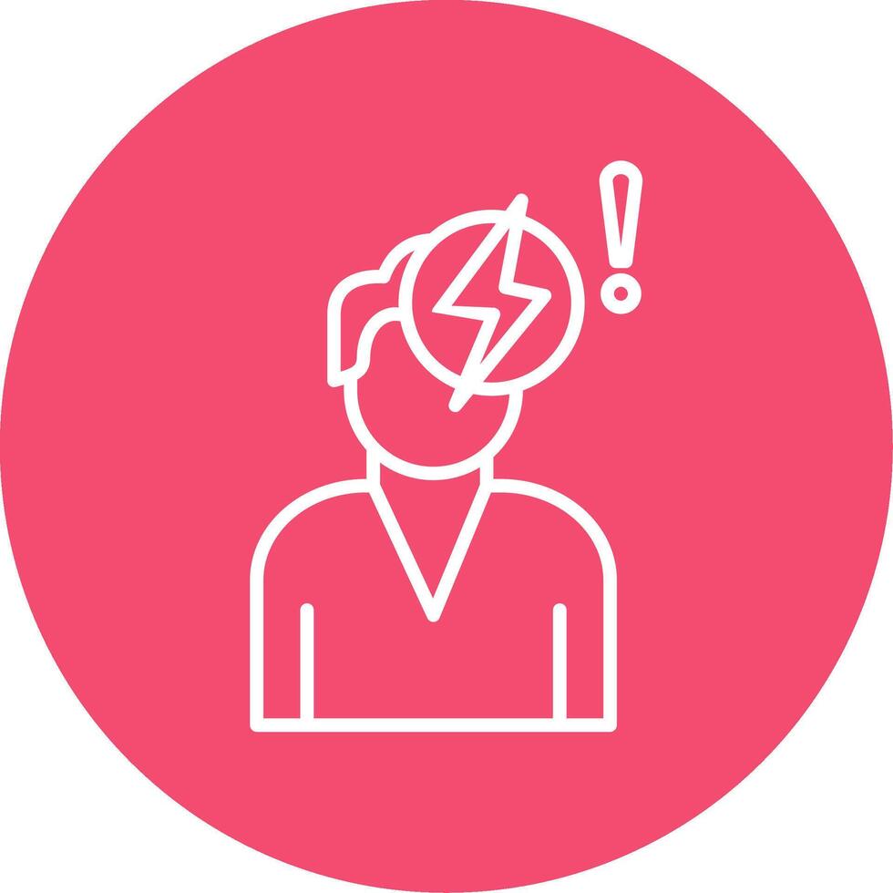 Idea Generation Multi Color Circle Icon vector
