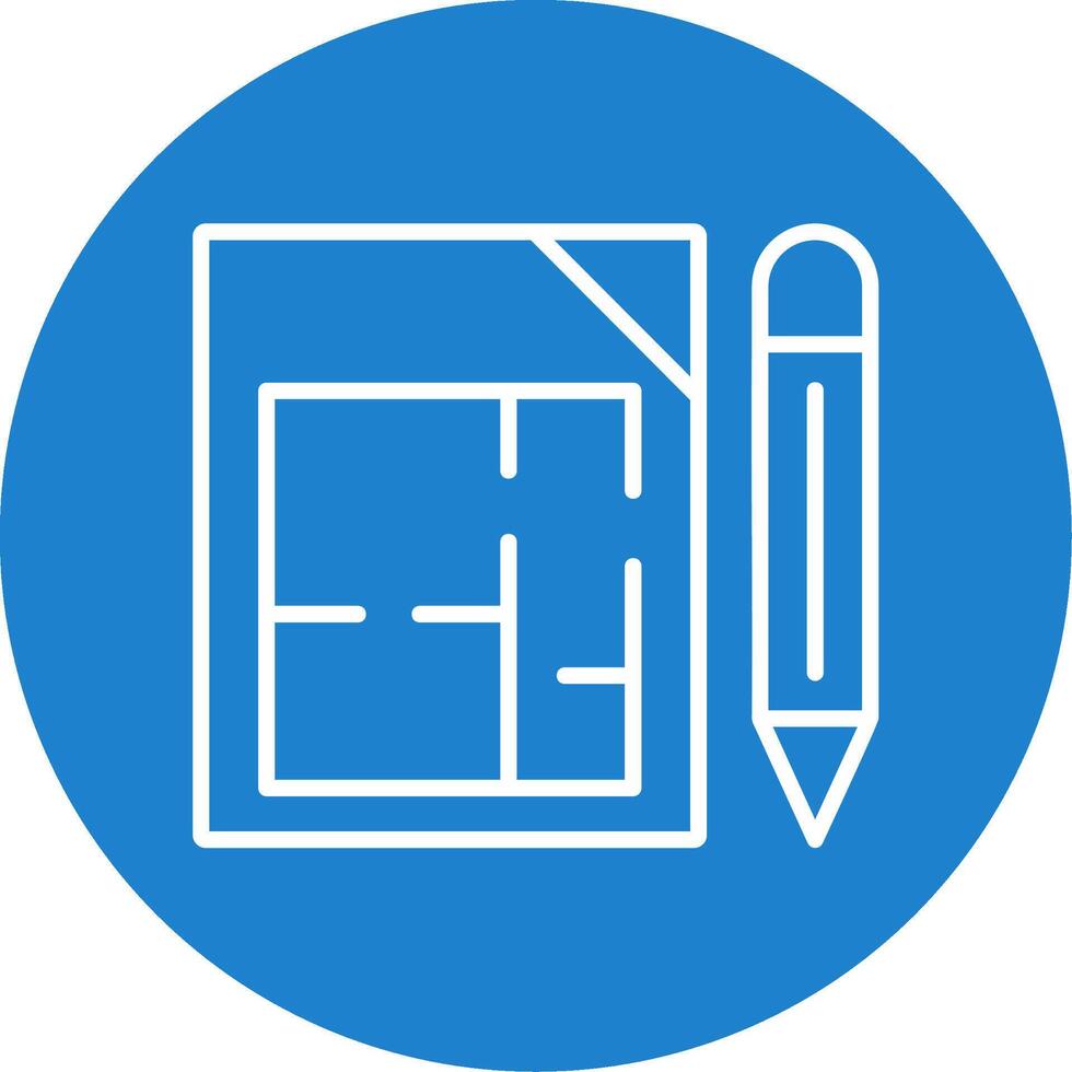 Architectural Terms Multi Color Circle Icon vector