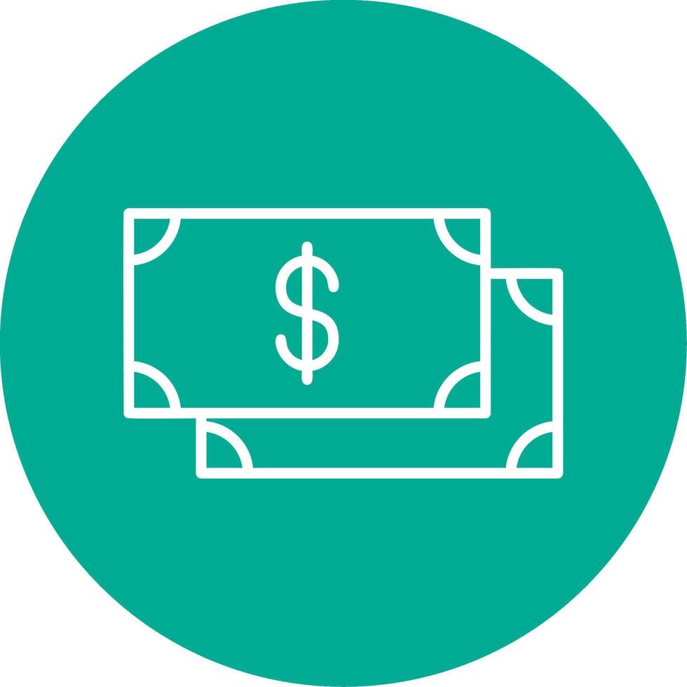 Payment Multi Color Circle Icon vector
