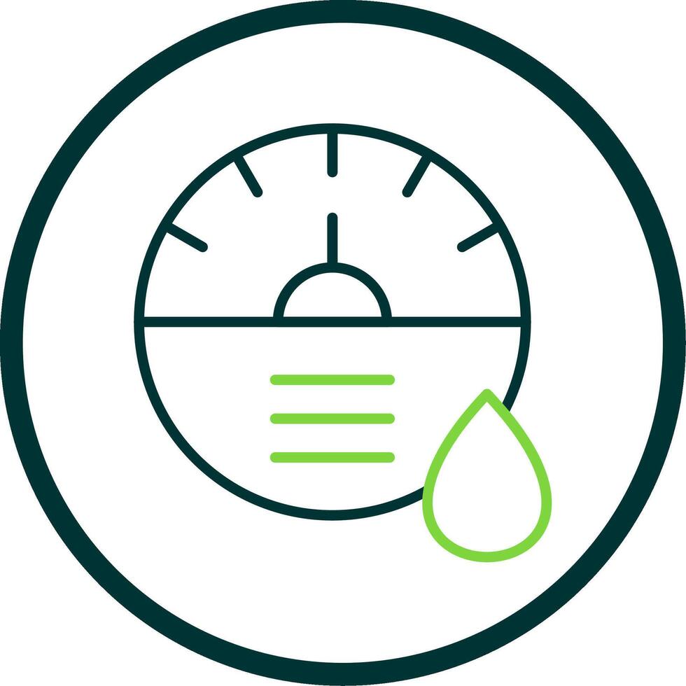 Dial Line Circle Icon Design vector