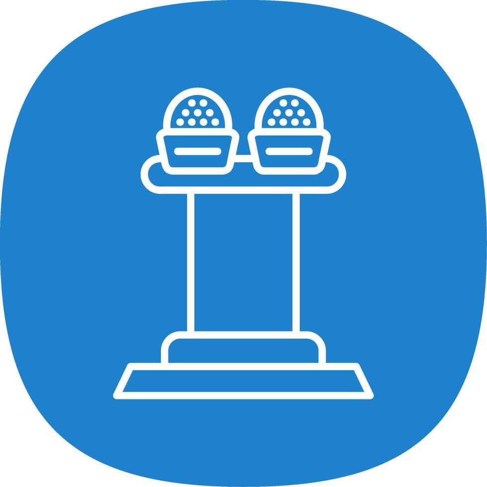 Press Release Line Curve Icon Design vector