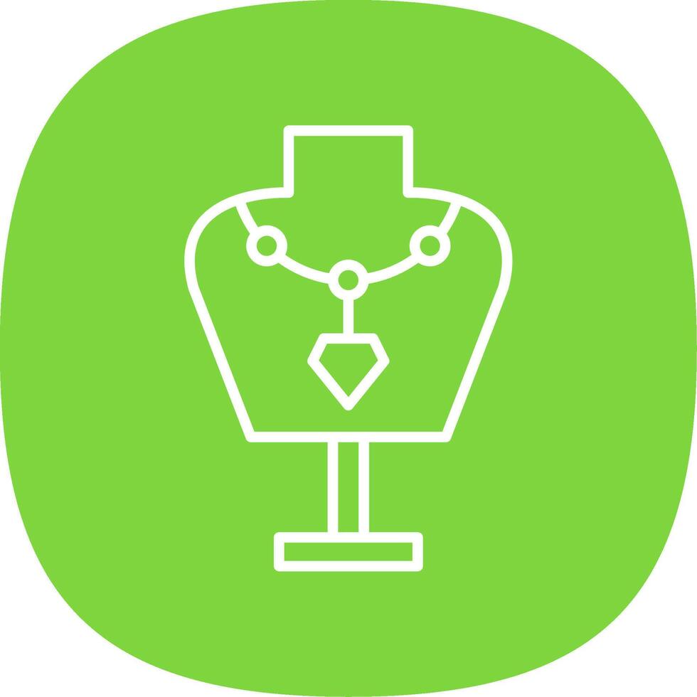 Mannequin Line Curve Icon Design vector