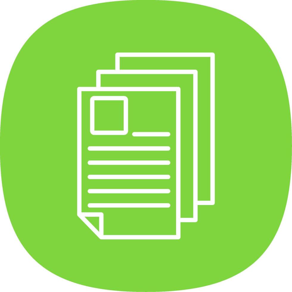 Curriculum Line Curve Icon Design vector